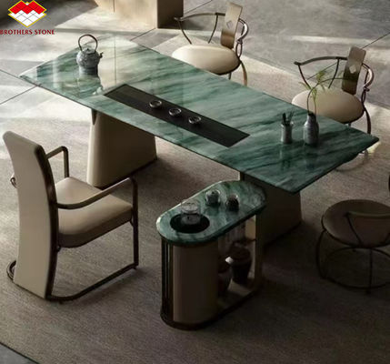 Polito Royal Green Quartzite Natural Green Gaya Marmo Grandi piastrelle per pavimenti e pareti degli hotel per tavolo da caffè