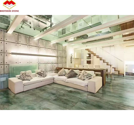 Polito Royal Green Quartzite Natural Green Gaya Marmo Grandi piastrelle per pavimenti e pareti degli hotel per tavolo da caffè