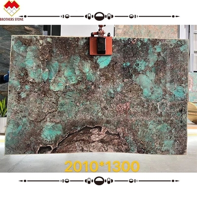 Grande Slab Multicolore Verde Guatemala Verde Marmo Tavolo da pranzo Tavolo da caffè Per Villa