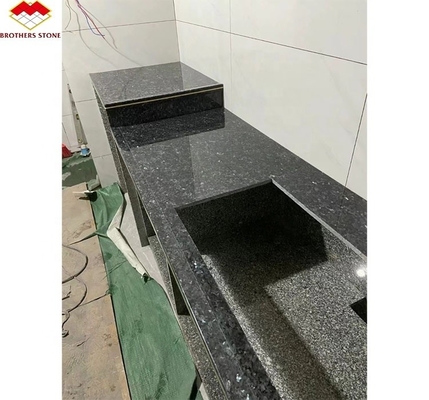 Pietra di granito blu moderno Prezzi per il rinnovamento del bancone per perla blu naturale