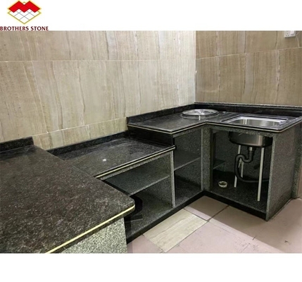Parco moderno Granito marrone britannico Pietra lucidata Superficie per il design del bancone della cucina