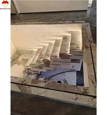 Finitura di superficie opaca personalizzata Popolare MOHS 6-7 Durezza Cassa di scala in pietra sinterizzata