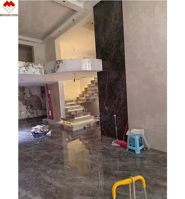 Finitura di superficie opaca personalizzata Popolare MOHS 6-7 Durezza Cassa di scala in pietra sinterizzata