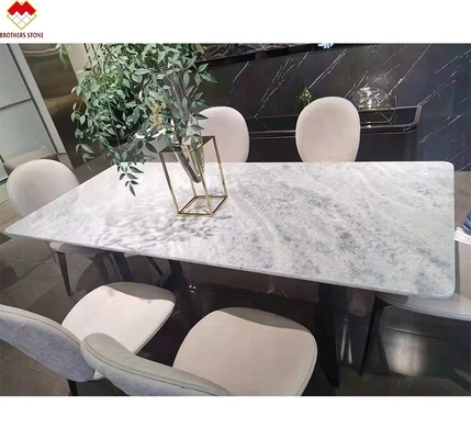 Dimensioni personalizzate Conti da lavoro blu di quarzo retroilluminato Brasile Blu cristallo di marmo