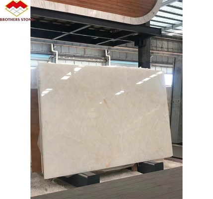 Giada di ghiaccio moderno Bianco di neve Ghiaccio Onyx Pietra Traslucida Cristallo Quartzite Tavola di marmo