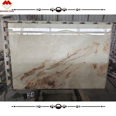 Fratelli Pietra Bianco Onyx Scale di pietra di marmo per interni Onyx Scale di marmo