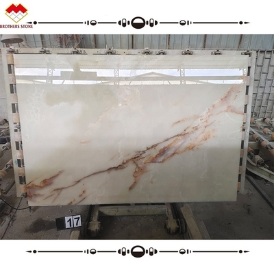 Fratelli Pietra Bianco Onyx Scale di pietra di marmo per interni Onyx Scale di marmo