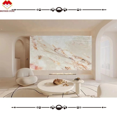 Fratelli Pietra Bianco Onyx Scale di pietra di marmo per interni Onyx Scale di marmo