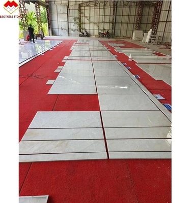 Piastrelle di marmo di onice bianco 30*60cm per pareti di villa