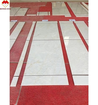 Piastrelle di marmo di onice bianco 30*60cm per pareti di villa