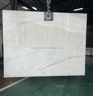 Piastrelle di marmo di onice bianco 30*60cm per pareti di villa