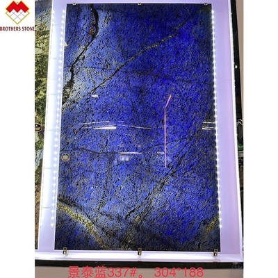 Design moderno lusso elegante Brasile Sogno Zaffiro Pietra blu retroilluminato Labradorite Blu Granito