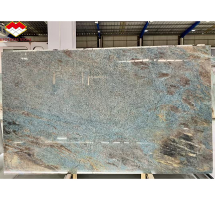 Amazon Blu Luxury Stone con superficie lucidata Modern Home Countertops and Wall Decor