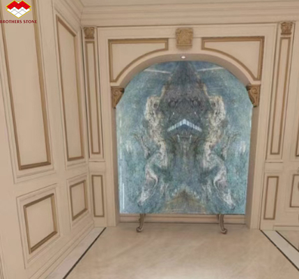 Amazon Blu Luxury Stone con superficie lucidata Modern Home Countertops and Wall Decor