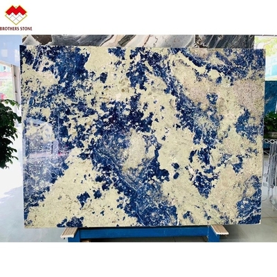 ODM OEM accettabile di lusso Bolivia Blu marmo bancone per pannelli di parete e piastrelle da pavimento