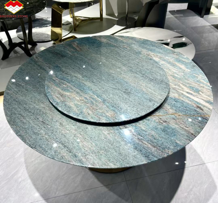 Amazon Blu Luxury Stone Slab lucidato per villa e hotel ispirazione per il design degli interni