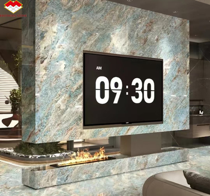 Amazon Blu Luxury Stone Slab lucidato per villa e hotel ispirazione per il design degli interni