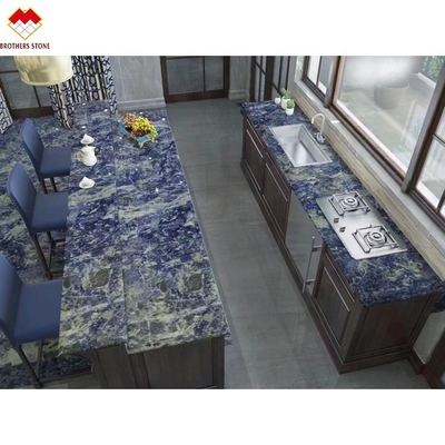 Marmo africano di lapis trasparente, marmo di sodalite, marmo blu, marmo di onice, tipo Yunfu