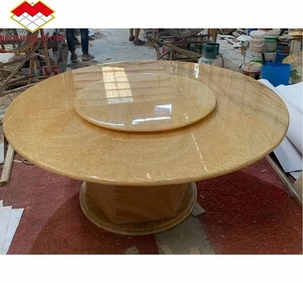 Finitura superficiale Design lucidato retroilluminato Giada arancione pietra per vasca e tavolo da pranzo