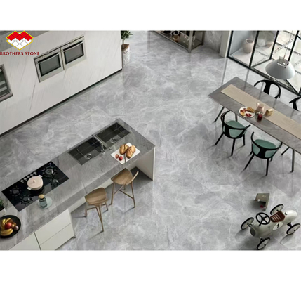 ODM OEM Polished Moonlight Gray Marble Stone Flooring Stairs per hotel all'interno di Yunfu