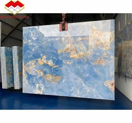 Pietra di marmo di onice trasparente naturale per pareti e pavimenti in bagno