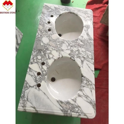 Statuario Venato Marmo Italia Marmo Bianco Arabescato Marmo Pietra per Vanity Top