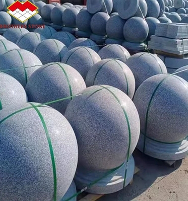 Moderna piastrella di granito di lusso per la superficie lucidata Parcheggio a palla di barricate esterne