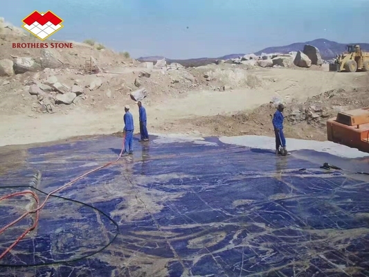 Sapphire di sogno lucidato Blu Onyx Quartzite lastre di pietra di lusso retroilluminato Traslucido