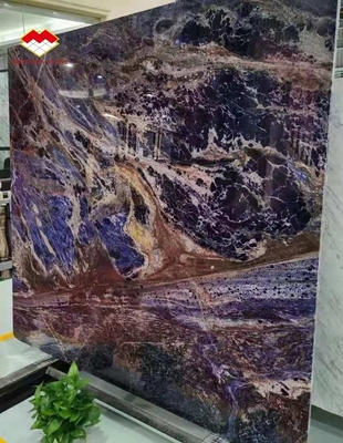 Sapphire di sogno lucidato Blu Onyx Quartzite lastre di pietra di lusso retroilluminato Traslucido