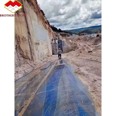 Imperial Azul Macaubas Marmo blu lucidato per pavimento blu chiaro Pietra forma grande lastra