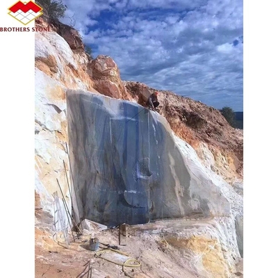 Imperial Azul Macaubas Marmo blu lucidato per pavimento blu chiaro Pietra forma grande lastra