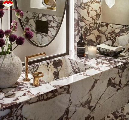Moderno Calacatta Viola Marmo Vanity Lavabo per Big Slab Cucina Menù e lavandini
