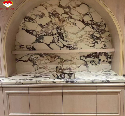 Moderno Calacatta Viola Marmo Vanity Lavabo per Big Slab Cucina Menù e lavandini