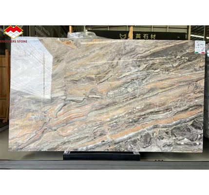 Pietra di calcite marrone di Venezia Ideale per tavolo da pranzo rotondo e mobili domestici
