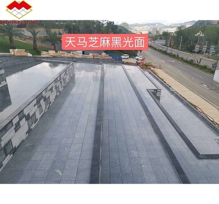 Granito cinese tagliato su misura lastra per pavimenti esterni 30mm lucidato pietra in fiamme