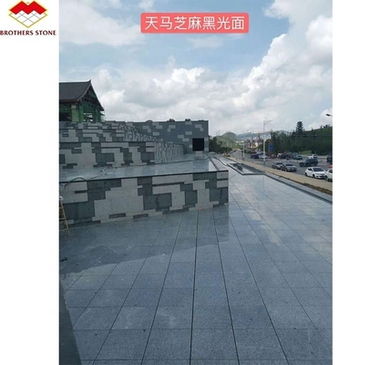 Granito cinese tagliato su misura lastra per pavimenti esterni 30mm lucidato pietra in fiamme