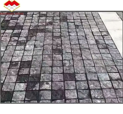 Migliora l' esterno della tua casa con una pietra di granito incandescente grigia tagliata su misura 10x10x10