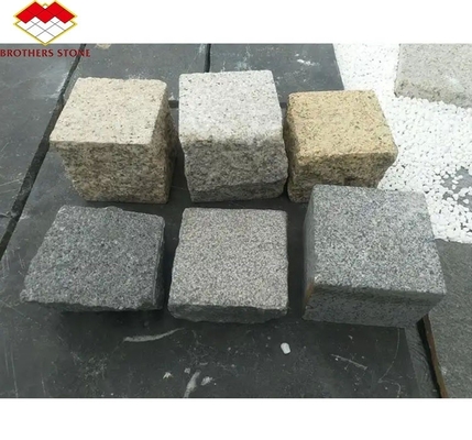 Migliora l' esterno della tua casa con una pietra di granito incandescente grigia tagliata su misura 10x10x10