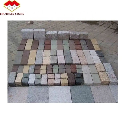 Migliora l' esterno della tua casa con una pietra di granito incandescente grigia tagliata su misura 10x10x10