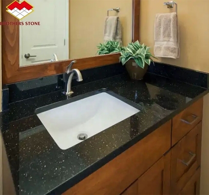 Hotel Cucina Punteggio e scale tagliate su misura stella nera indiana galaxia lastre di granito