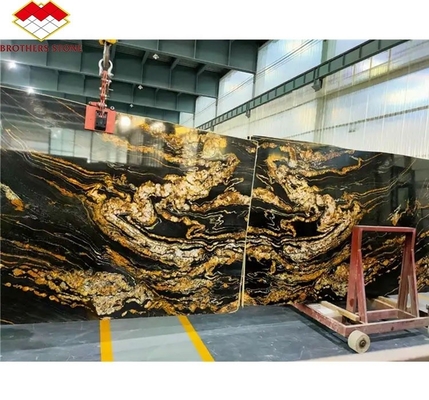 Tavolo da cucina di lusso in granito cinese con pietra d'oro nero lucidata