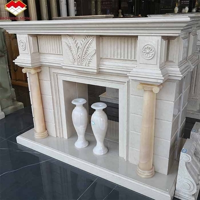 Moderno all' interno Royal Botticino Marmo Decor Crema Shanna Beige Marmo per camino Tavolo Circondante