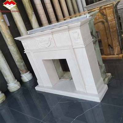 Moderno all' interno Royal Botticino Marmo Decor Crema Shanna Beige Marmo per camino Tavolo Circondante