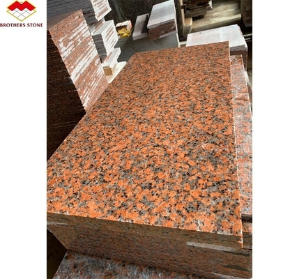 G562 Granito rosso di pietra naturale lucidata antiscivolo Granito piastra per scala stile lusso