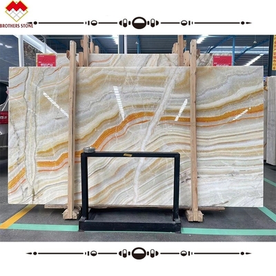 Grandi tavole di libro abbinato multi-colore Onice Agata Pietra per la decorazione interna rivestimento murale
