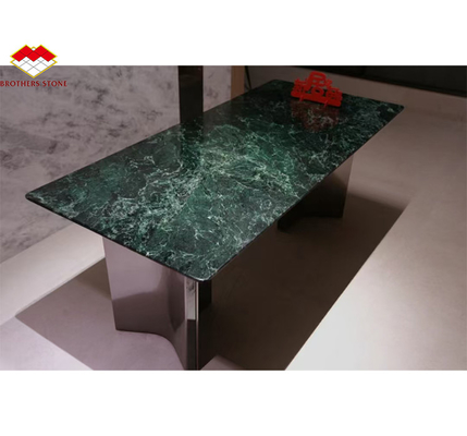Calcite marmo verde scuro per il design moderno villa bagno lavandino e tavolo da pranzo