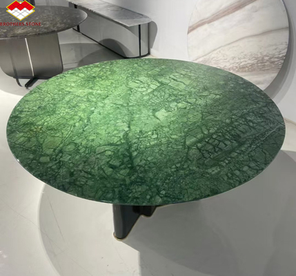 Calcite marmo verde scuro per il design moderno villa bagno lavandino e tavolo da pranzo