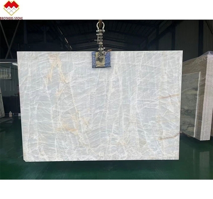 Pietra di pietra trasparente in piastrella di onice bianco reale con assorbimento idrico dello 0,12%