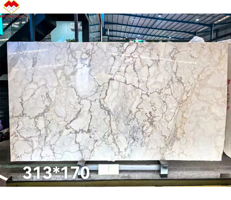 Commercio FOB Modern Calacatta Gold Marble Slab dall'Italia per pavimenti a parete