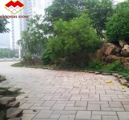 Pietre naturali per pavimentazione Granito cinese tagliato su misura per moderni parchi all'aperto a Yunfu